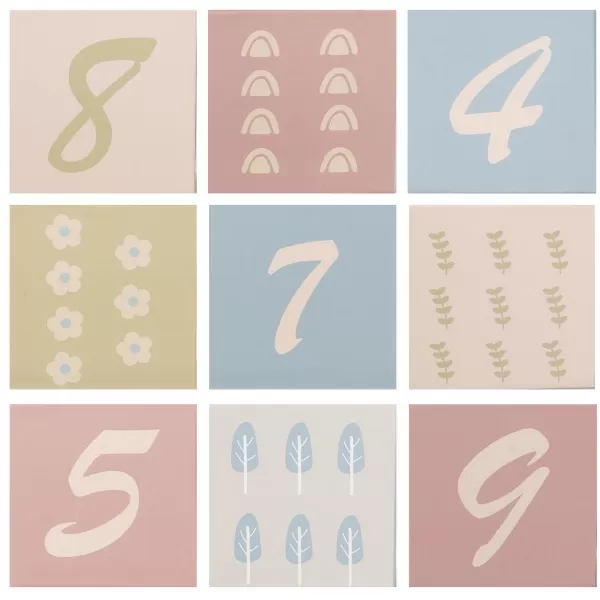 Zopa Dětské stohovací kostky kartonové 10ks