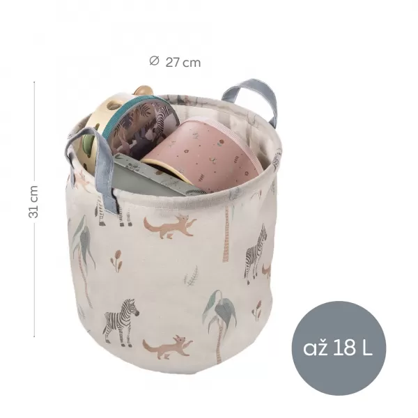 Zopa Dětský koš na hračky bavlněný velký