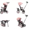 Milly Mally Luxusní dětská tříkolka s osvětlením Twinkle pink