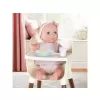LullaBaby Židlička jídelní pro panenky s doplňky