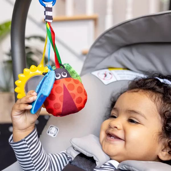 BABY EINSTEIN Hračka senzorická na C kroužku Touch of Nature™ 0m+