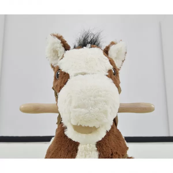 Milly Mally Houpací koník s melodií Jurášek tmavě hnědý