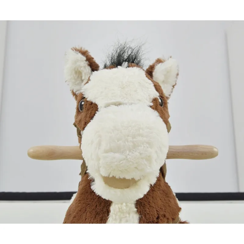 Milly Mally Houpací koník s melodií Jurášek tmavě hnědý