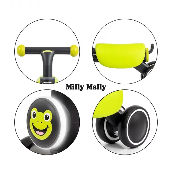 Milly Mally Dětské odrážedlo York green
