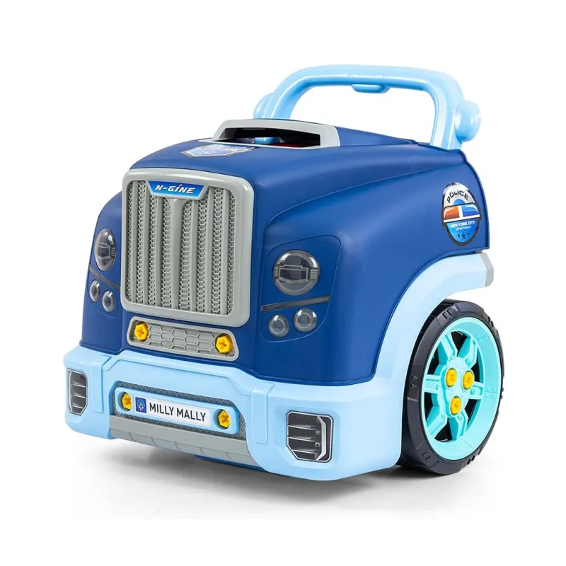 Milly Mally Realistický model přední části auta s otevírací kapotou N-GINE blue