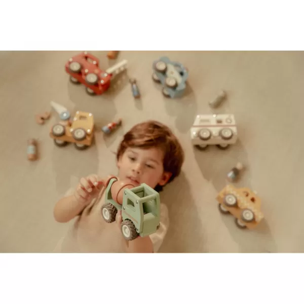 Little Dutch Náklaďák s míchačkou dřevěný