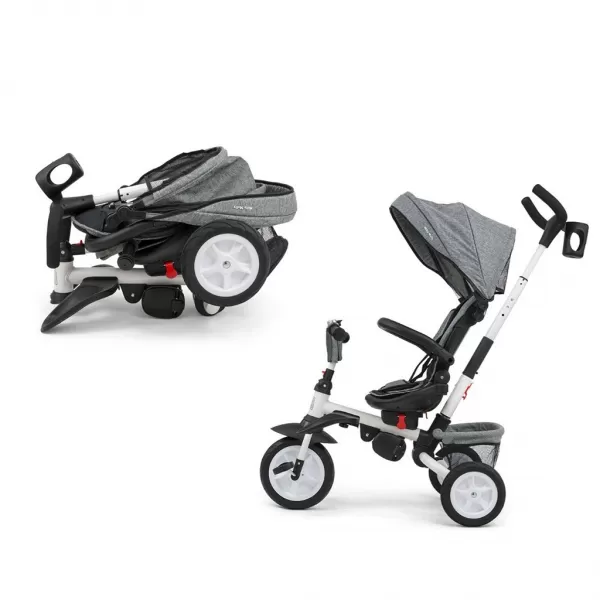 Milly Mally Dětská tříkolka 6v1 Stanley grey