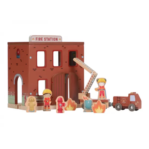 Little Dutch Hasičská stanice dřevěná