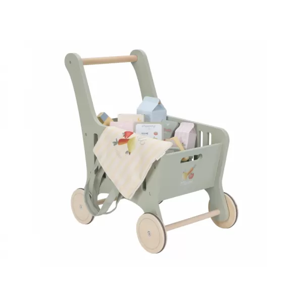 Little Dutch Nákupní vozík s doplňky dřevěný