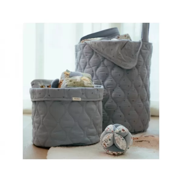 Little Dutch Košík textilní oboustranný extra velký Pure