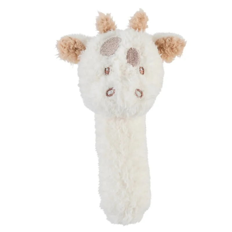 NATTOU Hračka plyšová chrastítko Teddy žirafa 14 cm, 0m+