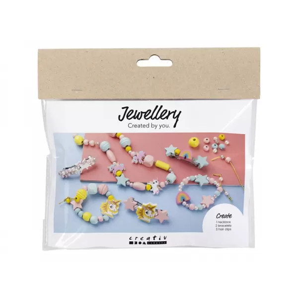 Creativ Company Kreativní sada Mini Craft Kit Jewellery Blue Pink