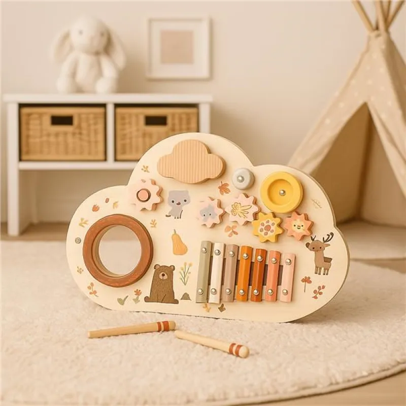 Baby Mix Activity Board Montessori Zvířátka