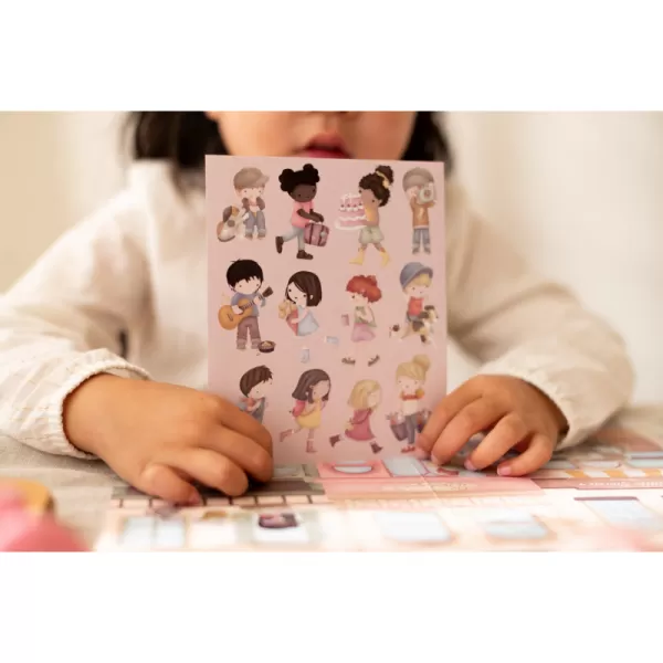 Little Dutch Knížka se samolepkami Nakupování Rosa