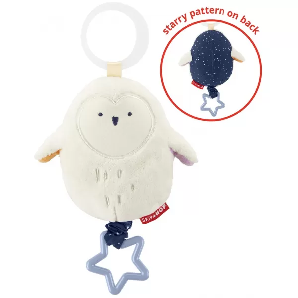 SKIP HOP Hračka na C kroužku vibrující Sova Celestial Dreams 0m+