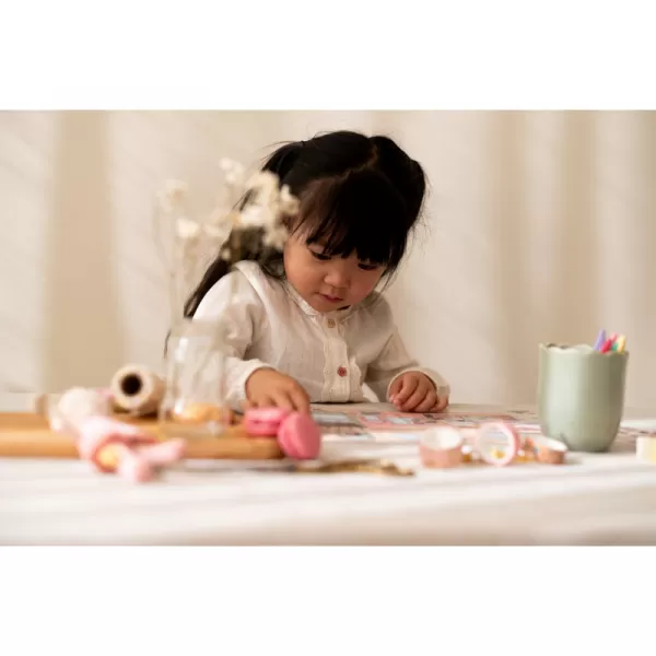 Little Dutch Knížka se samolepkami Nakupování Rosa