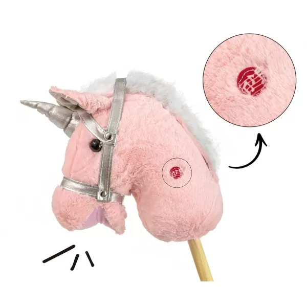 Milly Mally Hobby Horse se zvukem light pink