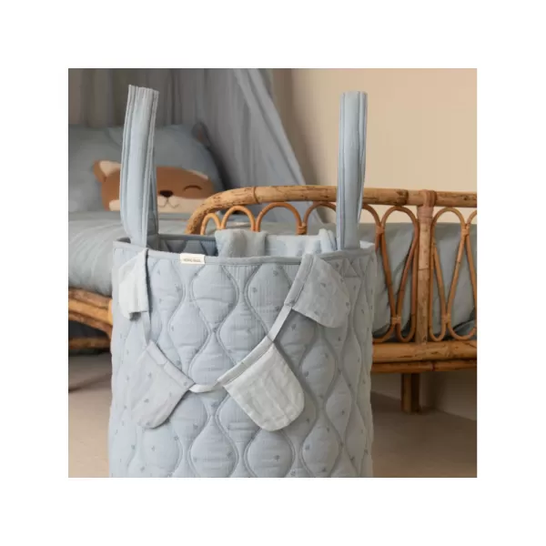 Little Dutch Košík textilní oboustranný extra velký Pure