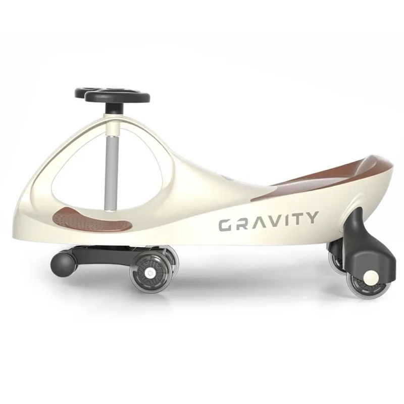Milly Mally Dětské gravitační odrážedlo Gravity beige brown