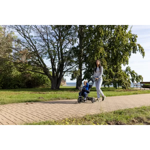 QPLAY Tříkolka Cosy Grey, věk 10-72 měsíců