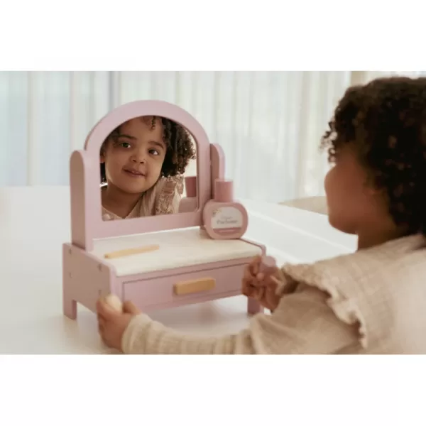 Little Dutch Toaletní stoleček dřevěný Pink