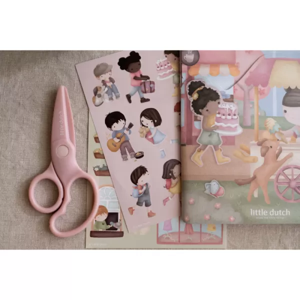 Little Dutch Knížka se samolepkami Nakupování Rosa