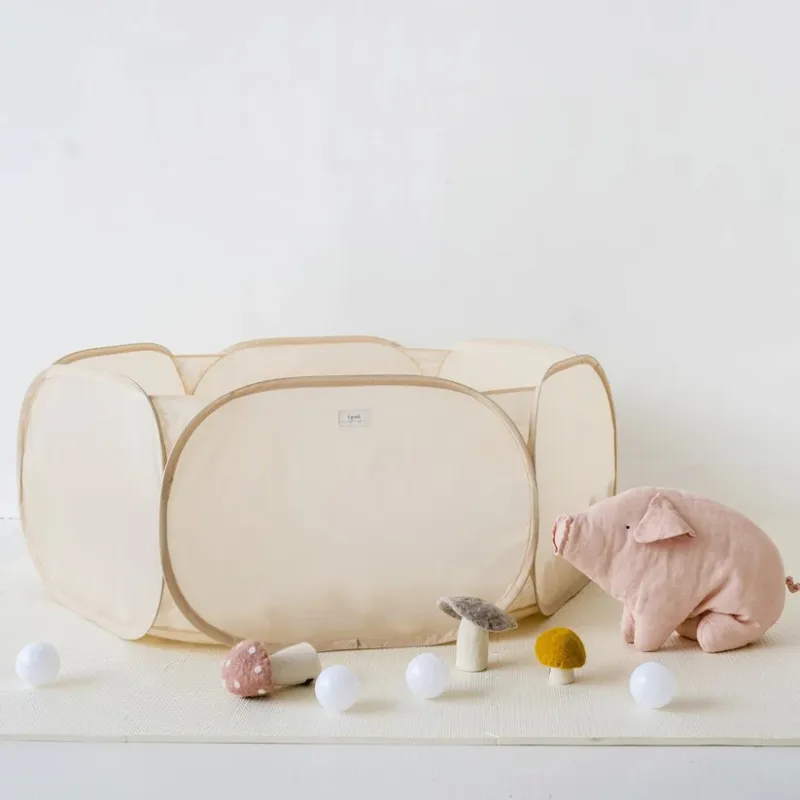3 SPROUTS Suchý bazének Recycled Solid/Beige