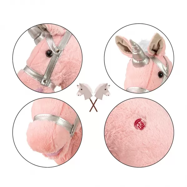 Milly Mally Hobby Horse se zvukem light pink