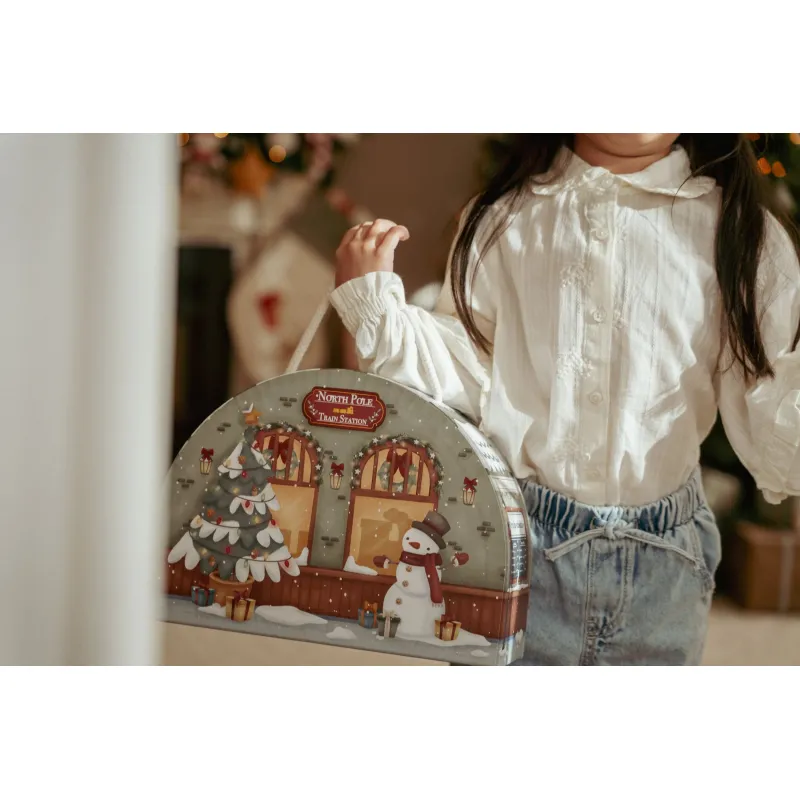 Little Dutch Adventní kalendář Vlakové nádraží