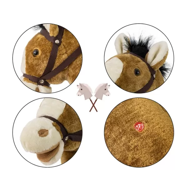 Milly Mally Hobby Horse se zvukem light brown