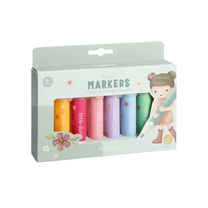 Little Dutch Fixy 8 ks Rosa