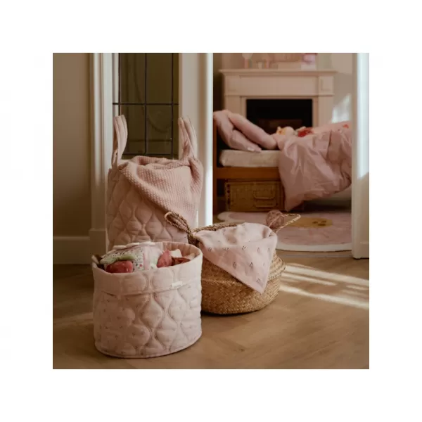 Little Dutch Košík textilní oboustranný extra velký Pure