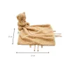 NATTOU Mazlíček plyšový Teddy medvídek 27 x 27 cm, 0m+