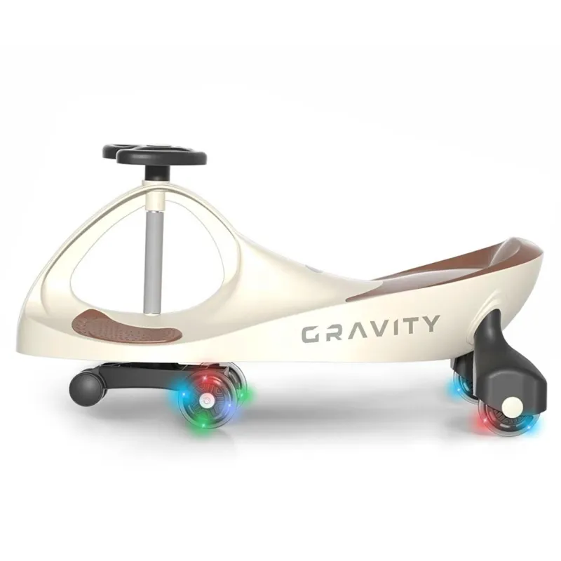 Milly Mally Dětské gravitační odrážedlo Gravity beige brown