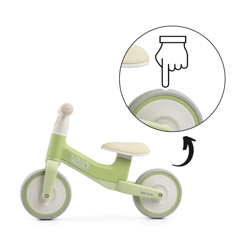 Milly Mally Dětské balanční kolo Velo Green
