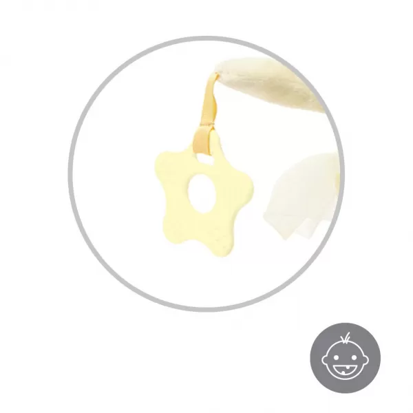 BABYONO Hračka závěsná edukační balerína Fanny, 0m+