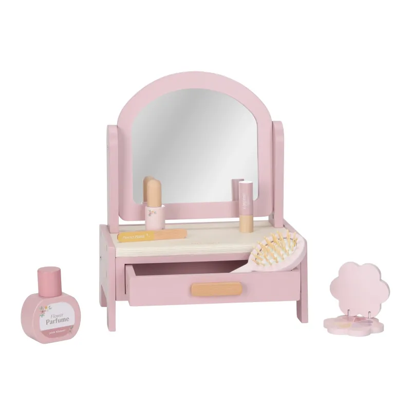 Little Dutch Toaletní stoleček dřevěný Pink