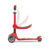 Milly Mally Tříkolová balanční koloběžka-scooter se sedátkem FUZZY red