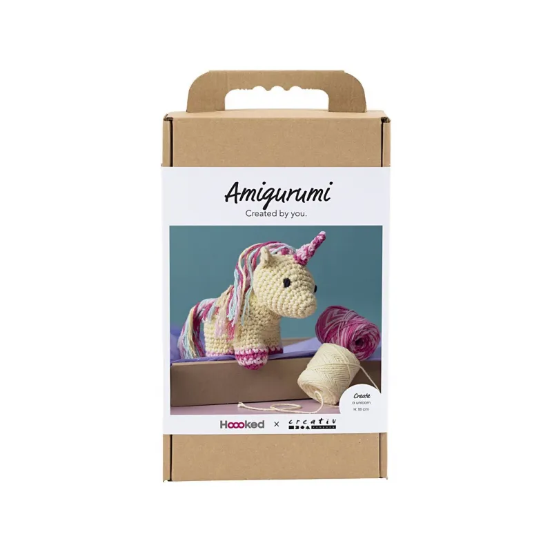 Creativ Company Sada na háčkování Amigurumi jednorožec