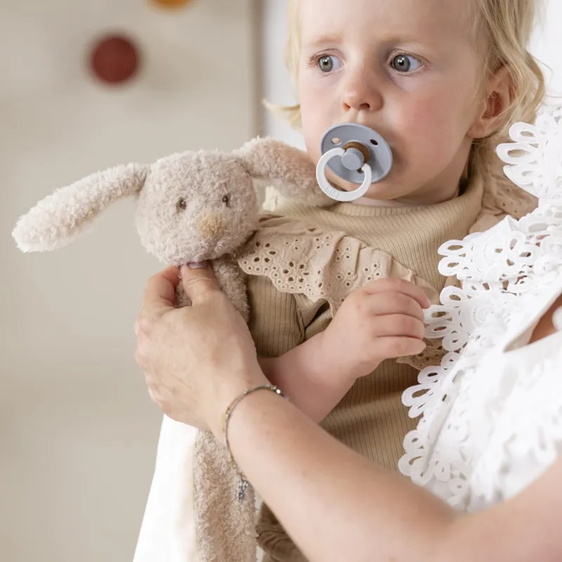 NATTOU Mazlíček plyšový maxi Teddy zajíček 28 x 28 cm, 0m+