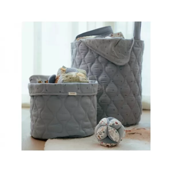Little Dutch Košík textilní oboustranný velký Pure