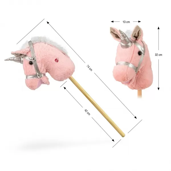 Milly Mally Hobby Horse se zvukem light pink