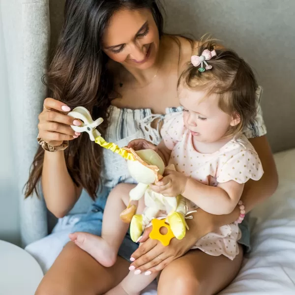 BABYONO Hračka závěsná edukační balerína Fanny, 0m+