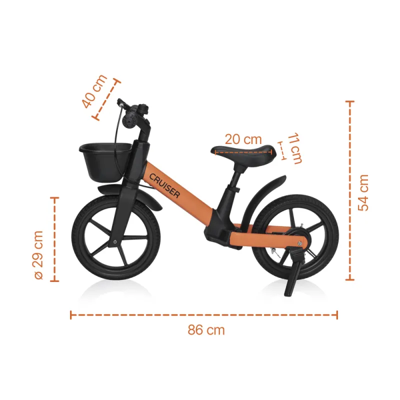 Zopa Odrážedlo Cruiser s brzdou,