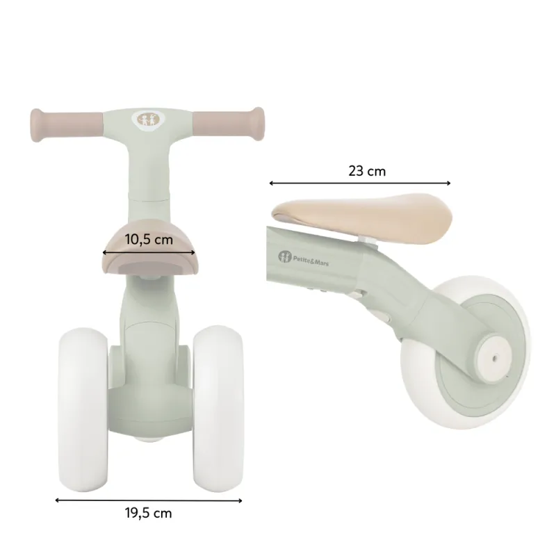 PETITE&MARS Tříkolka multifunkční 3v1 Bingo