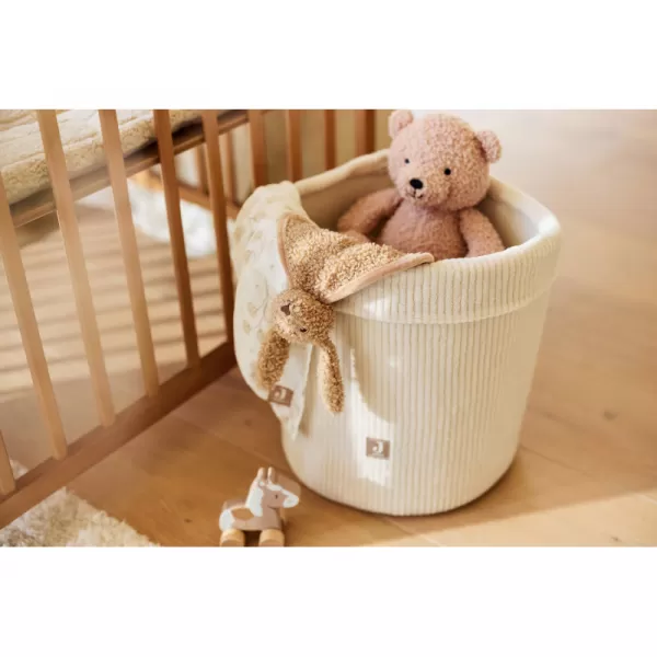 Jollein Košík úložný Cloudy Rib Oatmetal