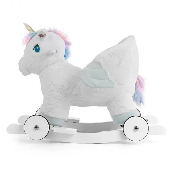Milly Mally Houpací koník s melodií a kolečky Polly Jednorožec