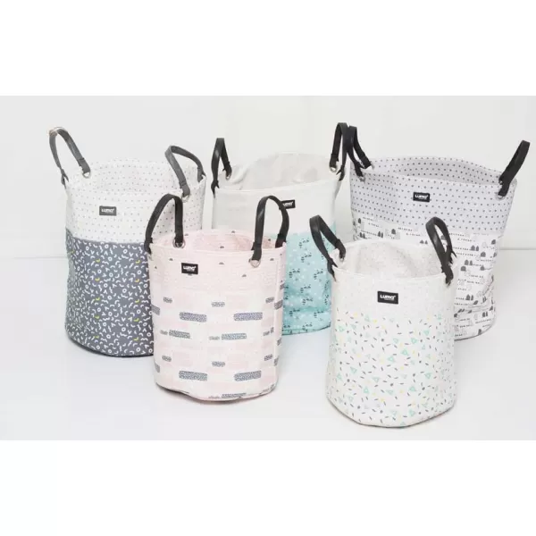 LUMA Koš na hračky velký Mixed White