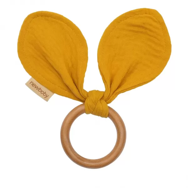 New Baby Kousátko pro děti ouška Ears mustard