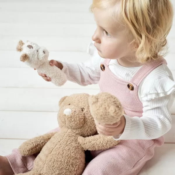 NATTOU Hračka plyšová chrastítko Teddy žirafa 14 cm, 0m+